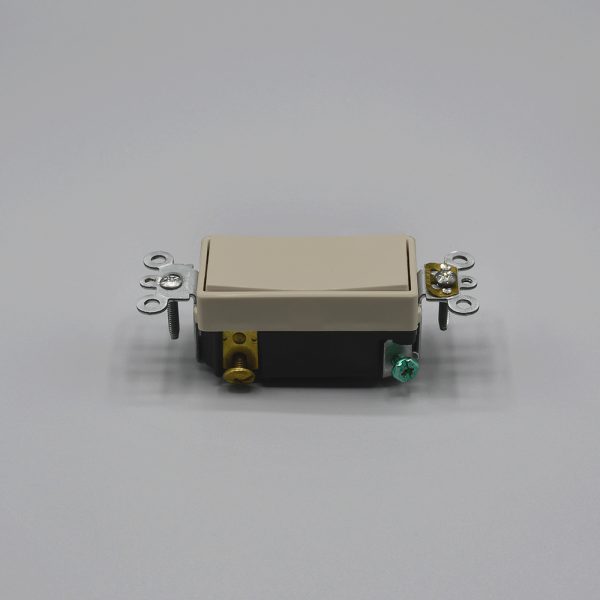 Beige Fabtex Momentary Contact Rocker Switch control for ML-350PW hardwire motor for roller shades