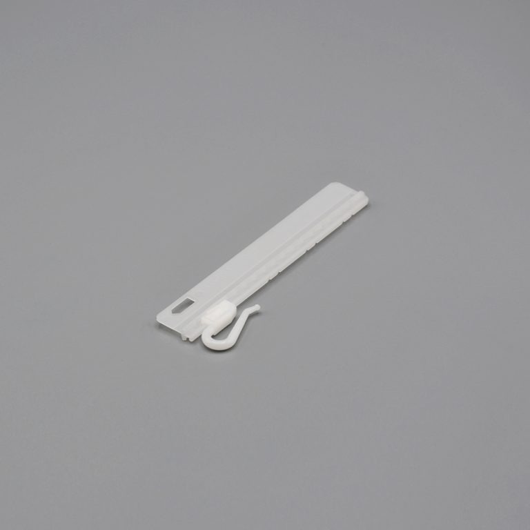 White Fabtex microflex pin hook for drapery curtain adjustable