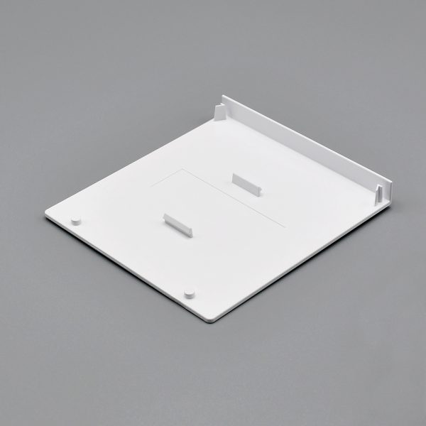 white Fabtex 4" white bracket cover for roller shade fascia system