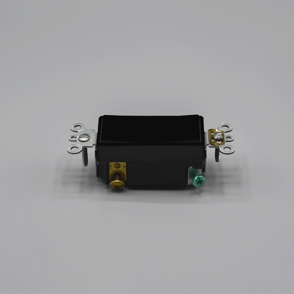 Black Fabtex Momentary Contact Rocker Switch control for ML-350PW hardwire motor for roller shades