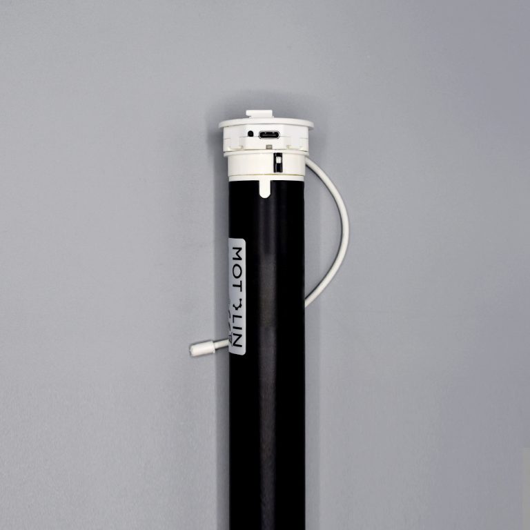 Close-up of Fabtex ML-350BC-USBC-K roller shade motor