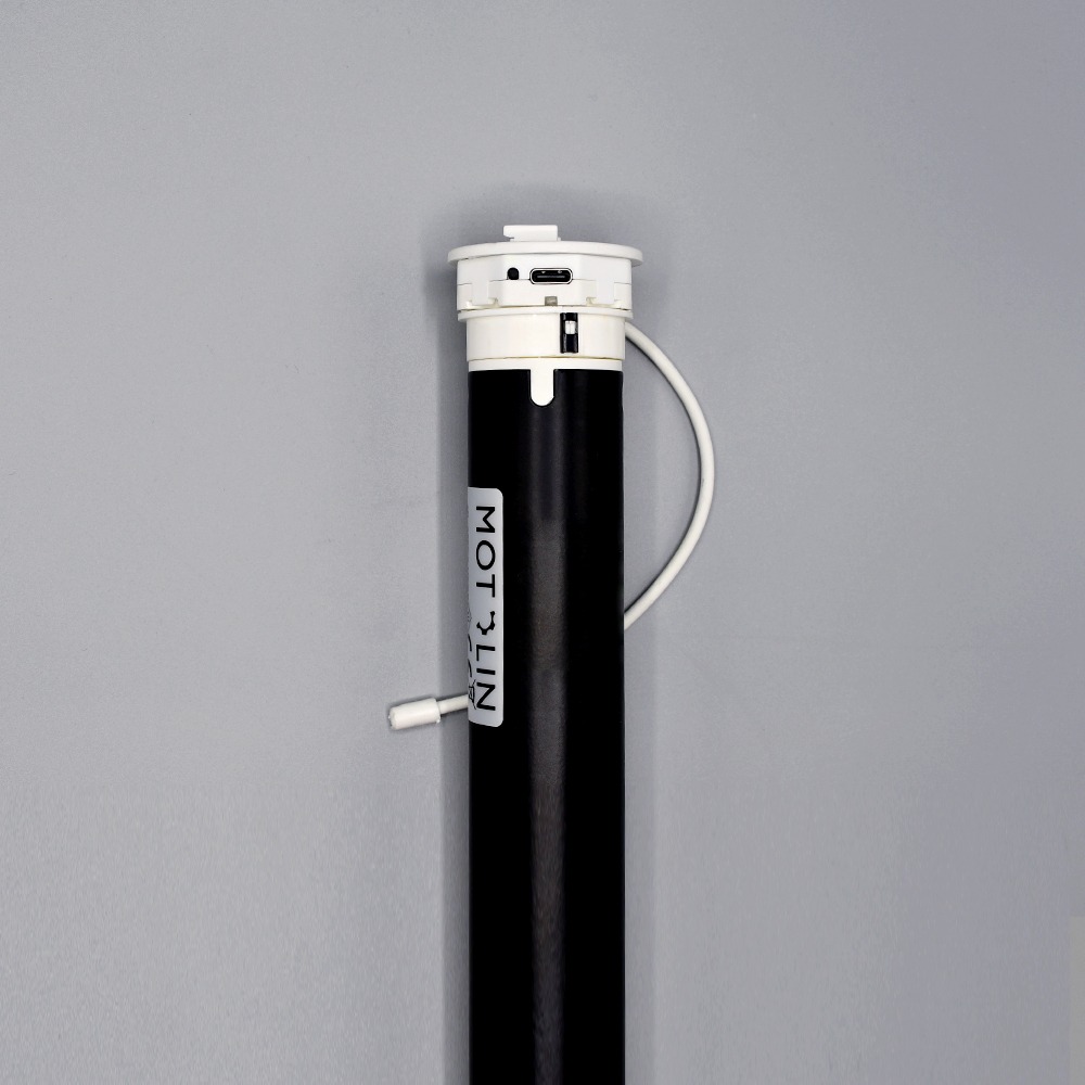 Close-up of Fabtex ML-350BC-USBC-K roller shade motor