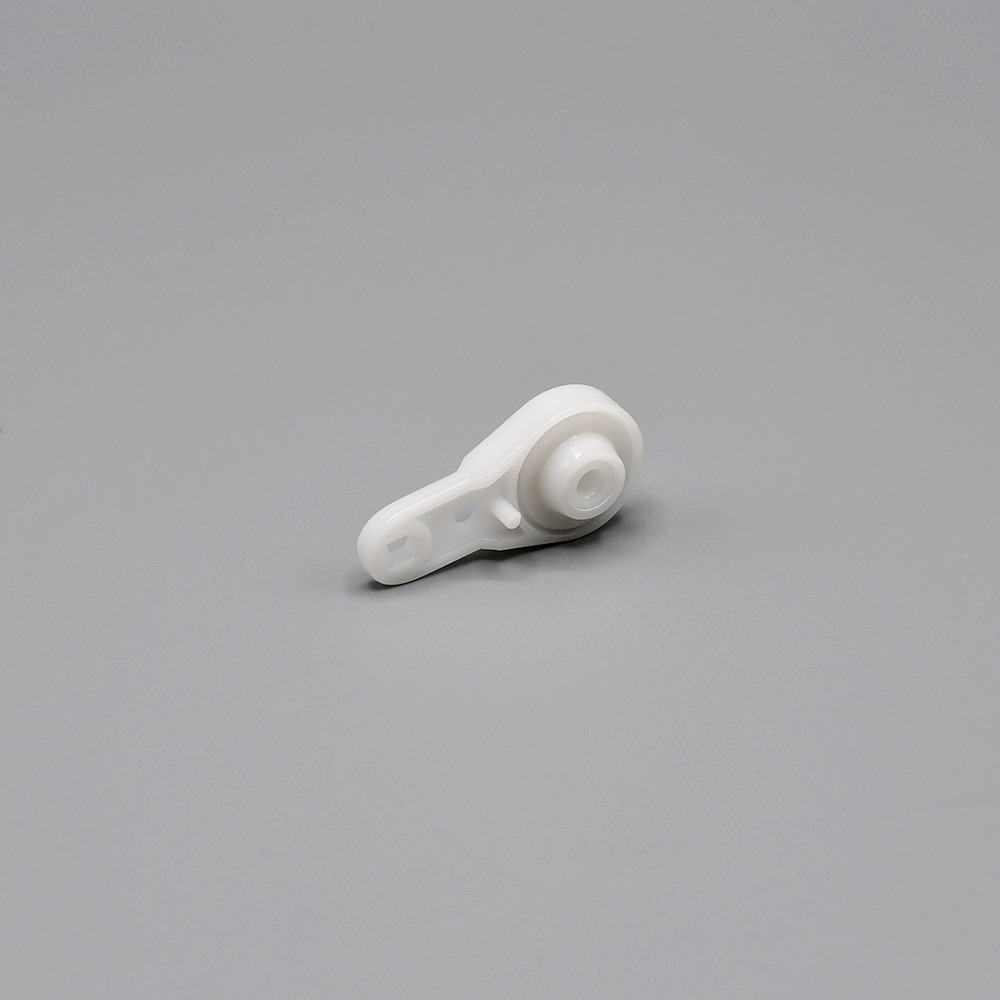 White Fabtex ball bearing carrier for the drapery track