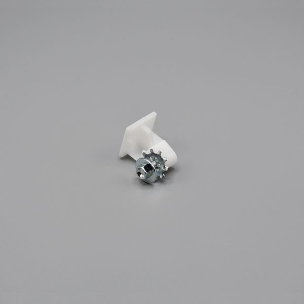 Fabtex end cap for drapery or curtain tracks