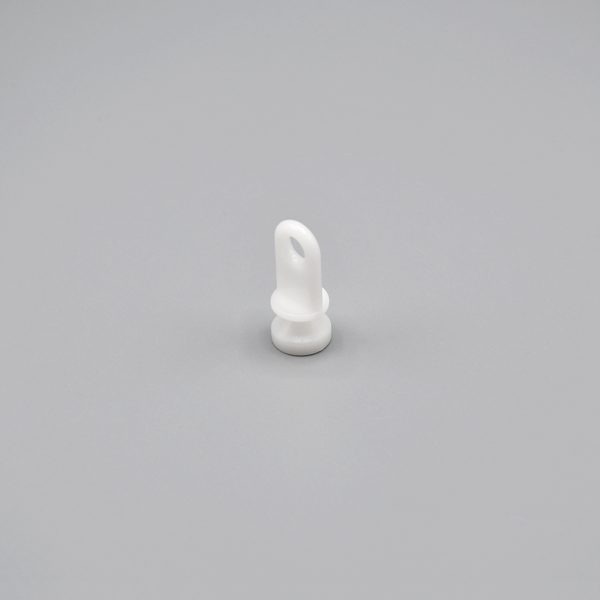 White, Fabtex drapery friction slide carrier