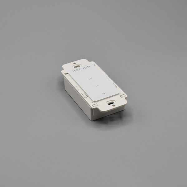 Fabtex in-wall, 1-channel remote/control for roller shades, without the wall plate.