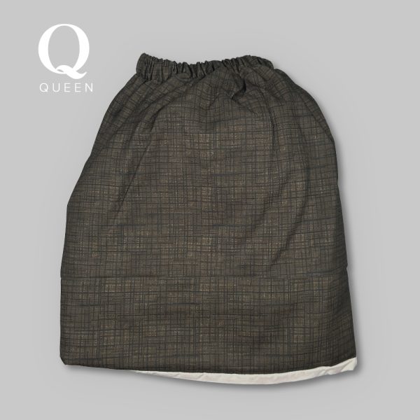 Country Grid Box Spring Cover Queen (6 pcs) - Image 2