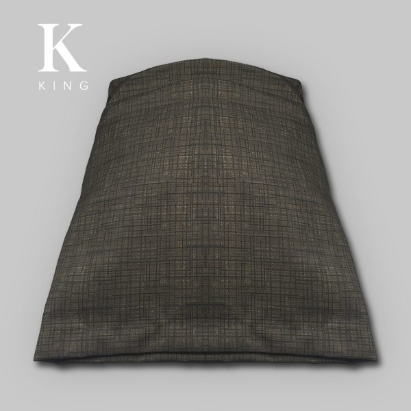 Country Grid Tailored Dust Skirt King (6 pcs) - Image 2