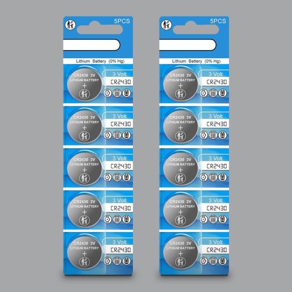 3V CR2430 Lithium Button Cell Battery (10 pcs)
