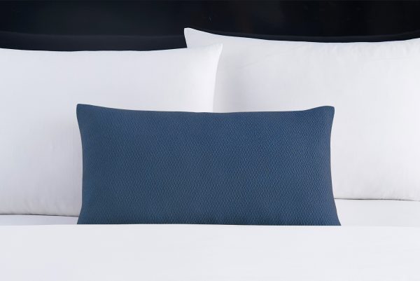 Klein Diamond Bolster Pillow - Bluestone (4pcs) - Image 3